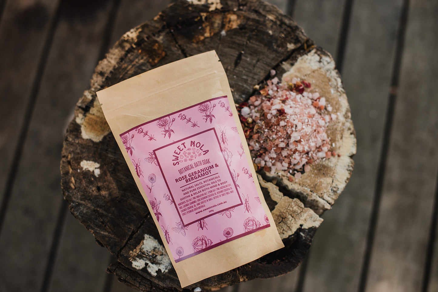Rose Geranium & Bergamot Bath Soak