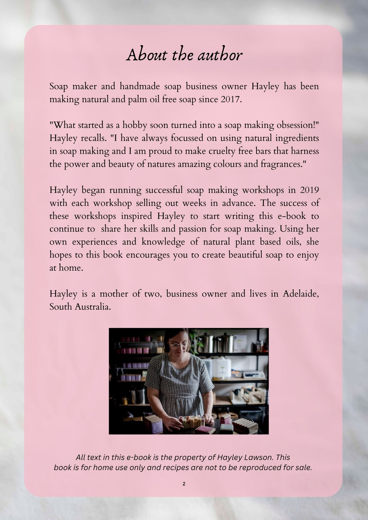 Cold Process Soap Making with Natural Ingredients - Ebook