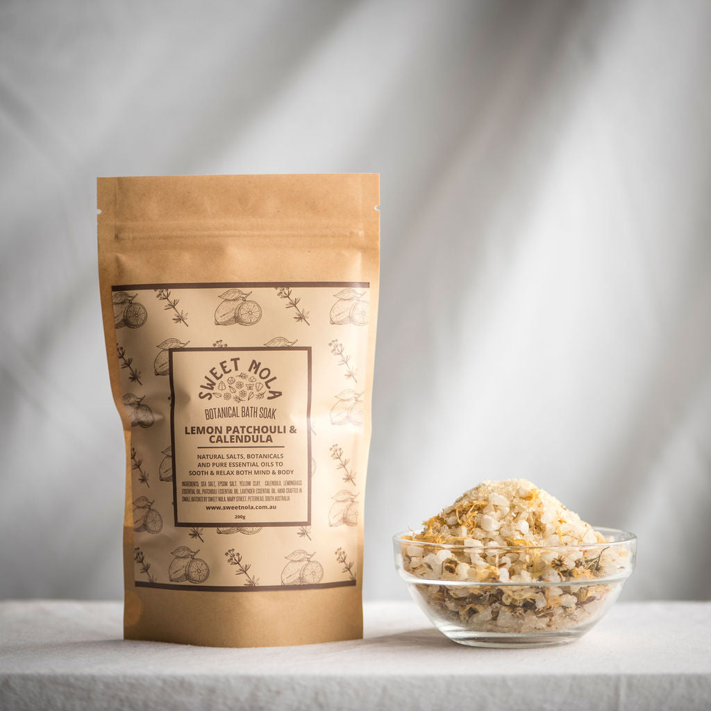 Lemon Patchouli & Calendula Bath Soak