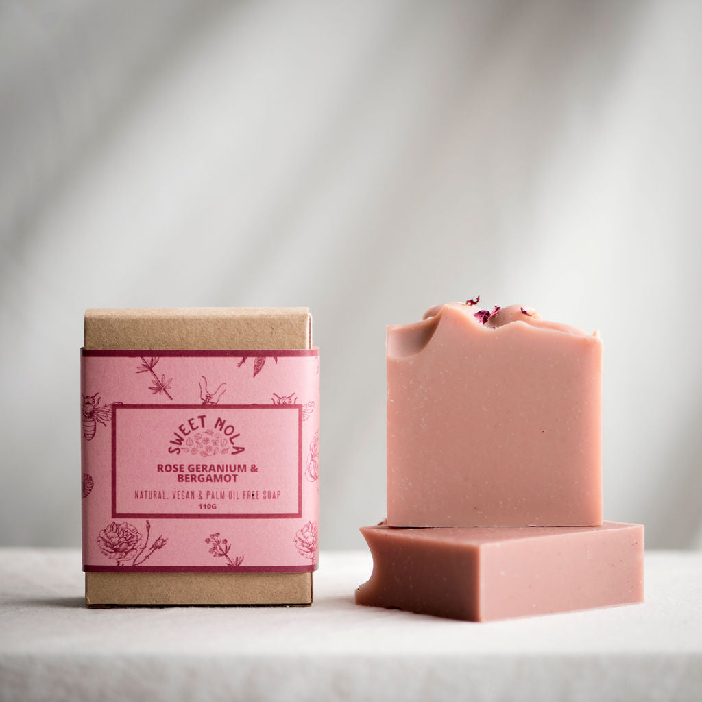 Rose Geranium & Bergamot Bar Soap