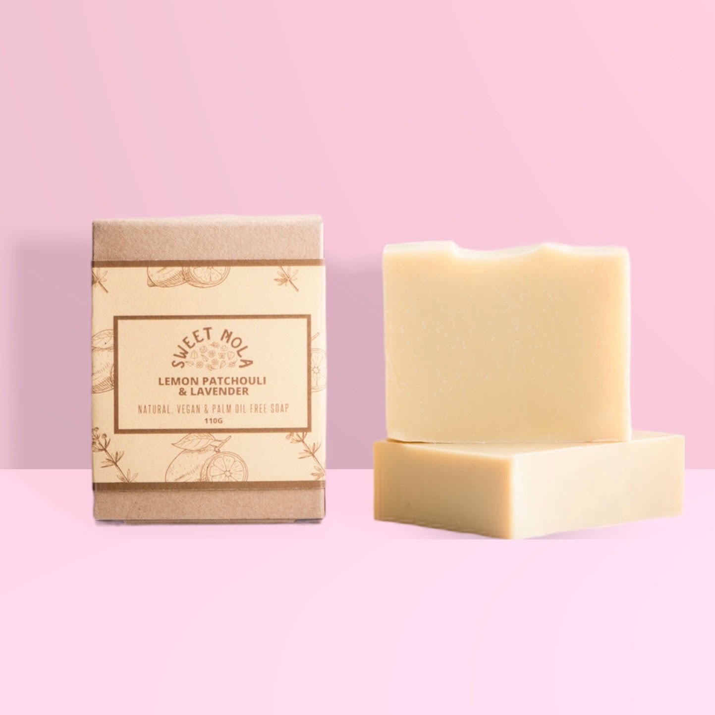 Lemon Patchouli & Lavender Bar Soap
