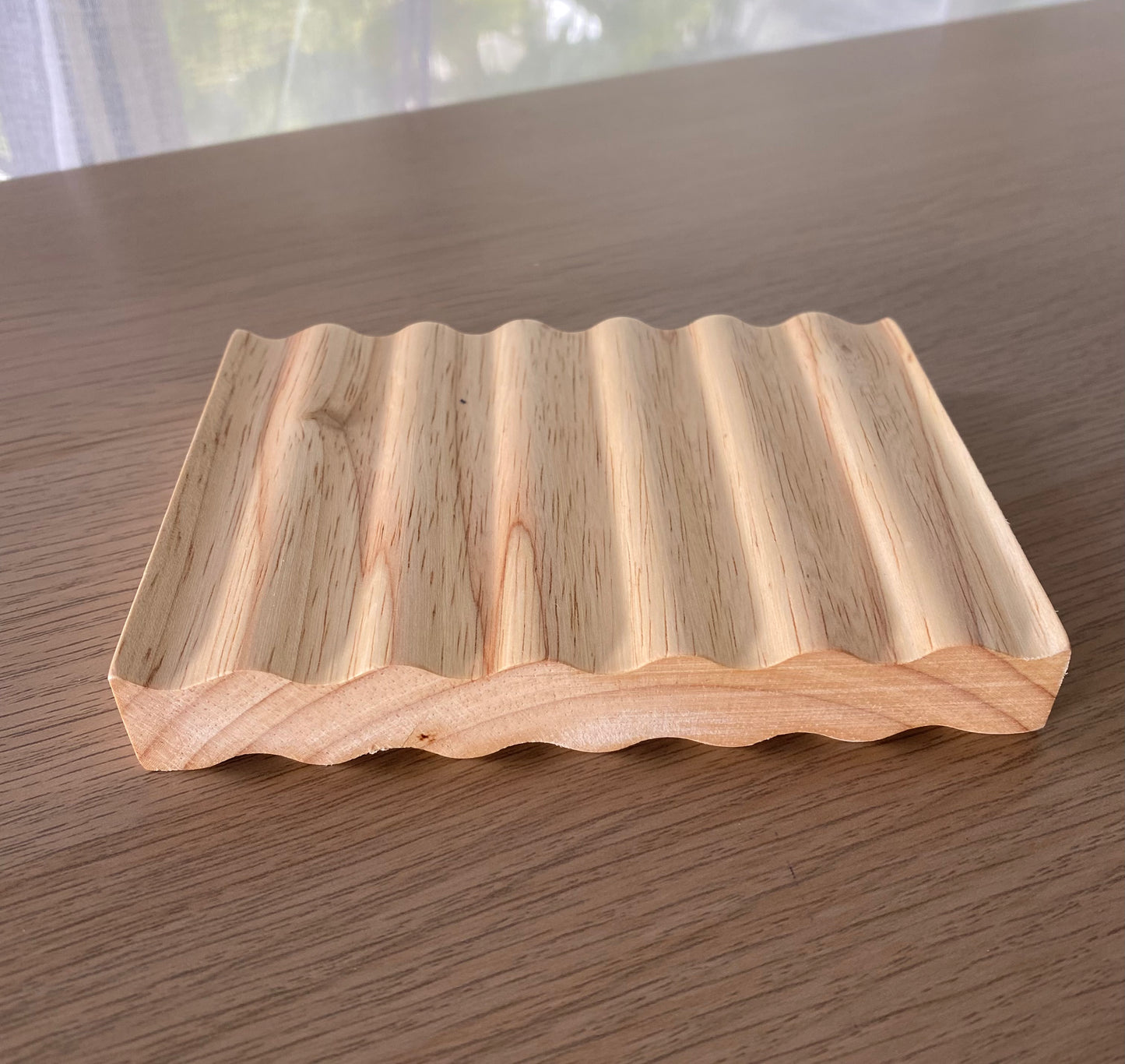 Wooden Wave Soap Dish