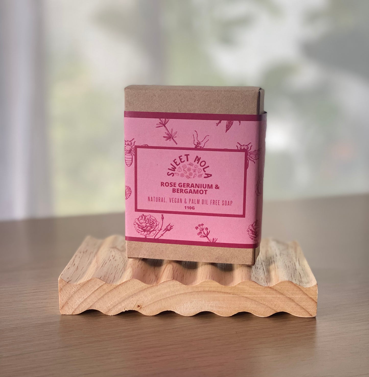 Wooden Wave Soap Dish