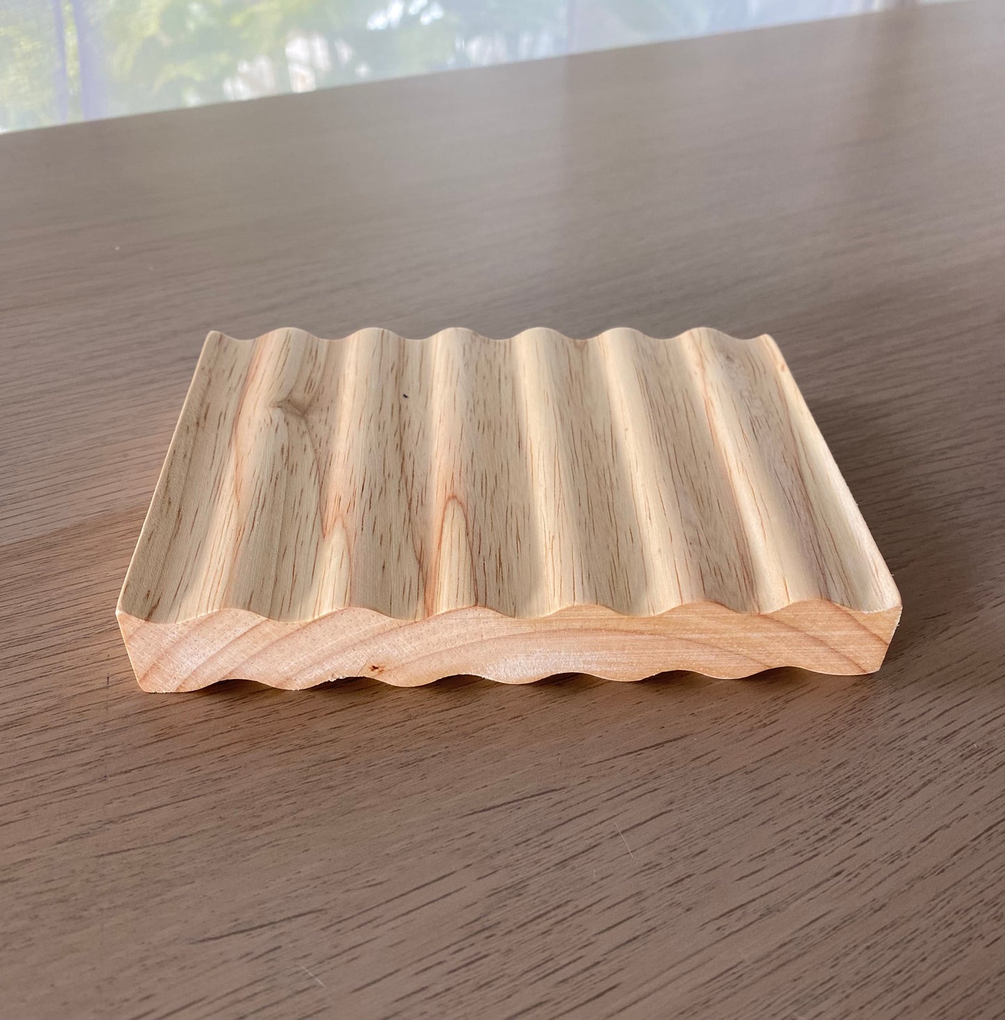Wooden Wave Soap Dish
