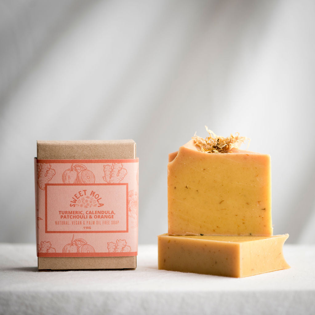 Turmeric, Calendula, Patchouli & Orange Bar Soap