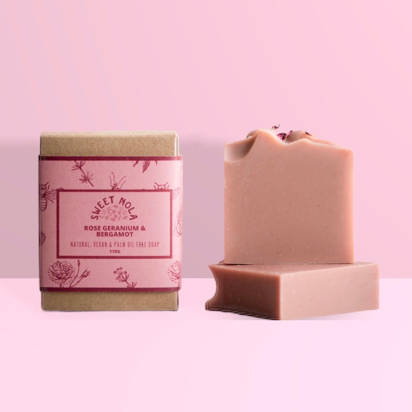 Rose Geranium & Bergamot Bar Soap